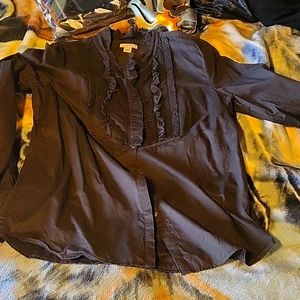 J Crew ruffled tonic size 10